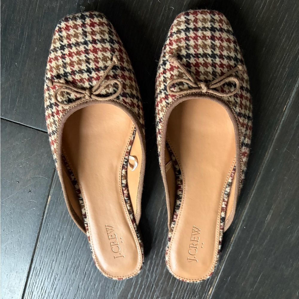 NWOT J. Crew Women's Houndstooth Loafers